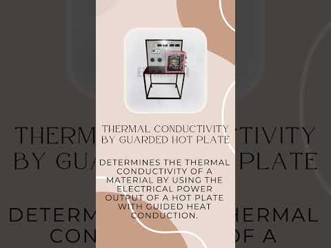 Thermal Conductivity By Guarded Hot Plate - Heat And Mass Transfer Lab Equipment
