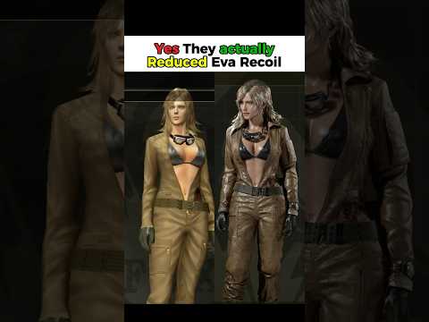 Yes They actually Reduced Eva Recoil Metal Gear Solid Delta