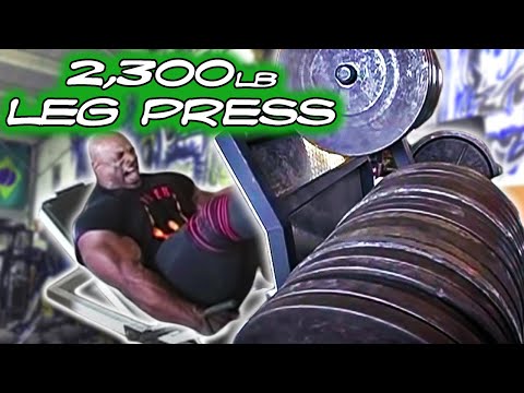 Ronnie Coleman - 2,300 lb leg press | Ronnie Coleman
