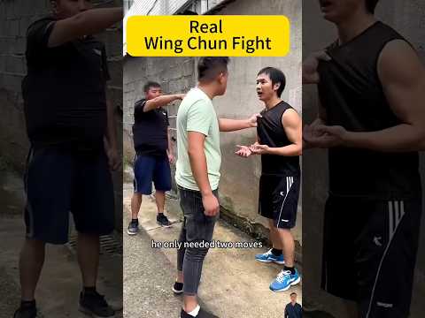 Self defense real wing chun fight #streetdefence #wingchun #mma