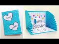 DIY Happy Birthday Card How To Make Birthday Greeting Card Easy Pop Up Birthday Special Card