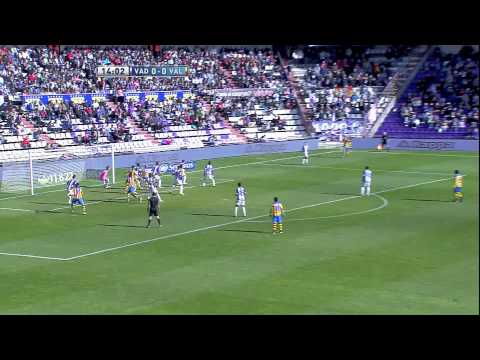 La Liga | Gol de Cissokho (0-1) en el Real Valladolid - Valencia CF | 11-11-2012 | J11