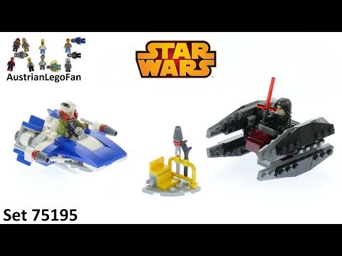 Vidéo LEGO Star Wars 75196 : Microfighter A-Wing vs. Silencer TIE