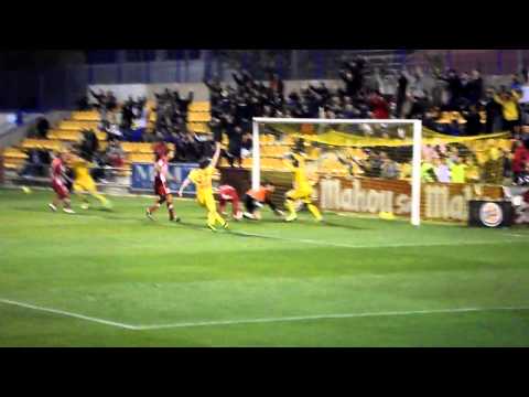 ALCORCON 1 - 0 GIRONA  - GOL DE TORTOLERO (propia puerta)
