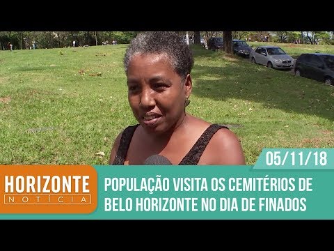 Horizonte Notícia - População visita os cemitérios de Belo Horizonte no dia de finados