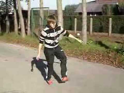 Jumpen op de voetbal