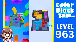 Solution du Niveau 963 de Color Block Jam