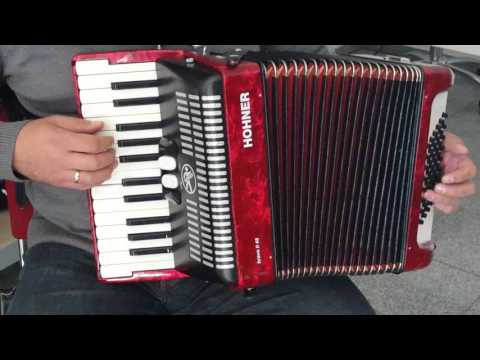 Klangprobe Akkordeon Hohner Bravo II 48