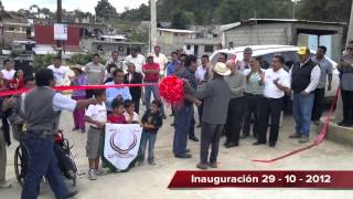 preview picture of video 'Inauguración de la calle Lázaro Cárdenas, barrio San Diego, Tlaxiaco'