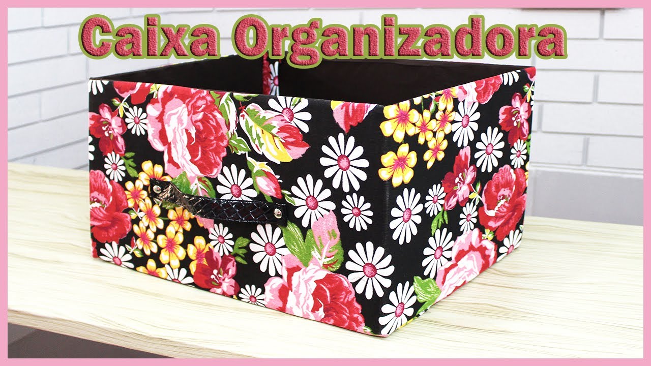 Caixa Organizadora de Papelão, Muito Útil e Fácil de Fazer.
