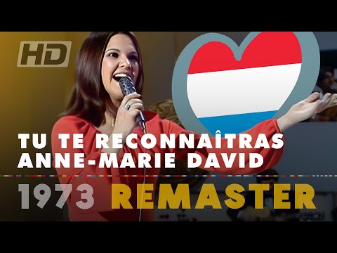 TU TE RECONNAÎTRAS – ANNE-MARIE DAVID | Luxembourg 🇱🇺 | Eurovision Song Contest 1973 [HD Remaster]