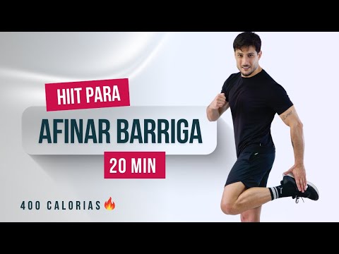 20min CARDIO HIIT para gastar 400 calorias — sem equipamentos, em casa 🔥