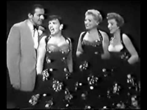 Judy Holliday, Kay Starr, Janet Blair and Tyrone Power