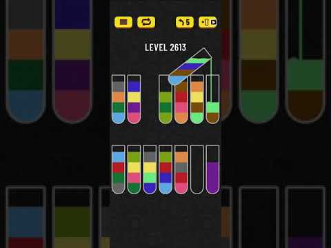 Water sort puzzle level 2613