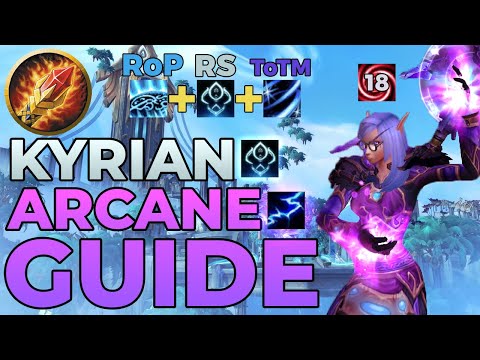 9.1.5 Kyrian Arcane Mage Guide | ST & AoE Rotation, Legendaries, Talents & More! | WoW: Shadowlands