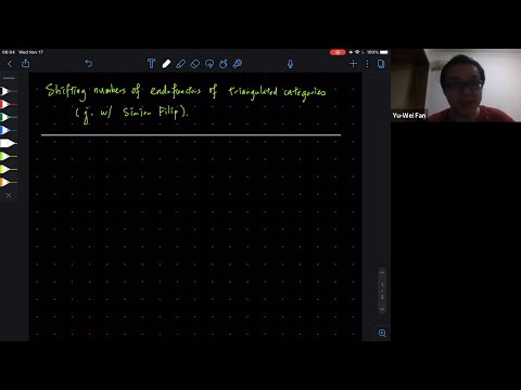 Shifting numbers of endofunctors of triangulated categories - Yu-Wei Fan (UC Berkeley)