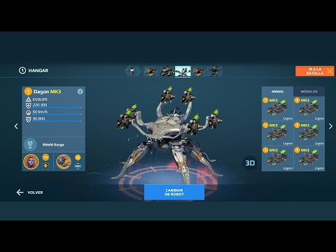 DAGON with 6x TOXIN and Pilot Midea Nerium | War Robots Gameplay WR