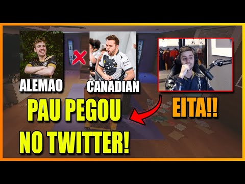 RAZAH REAGINDO A TRETA DO ALEMAO E CANADIAN NO TWITTER 🔥🔥  - SIX INVITATIONAL 2022 CLIPS