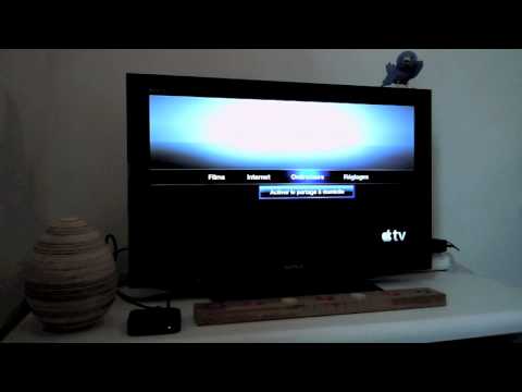 comment regler apple tv