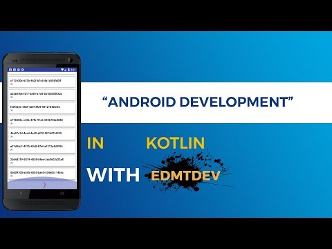 Kotlin Android Tutorial Recycler View Dynamic Load Data