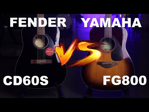 Fender CD60S VS Yamaha FG800 - Acoustic Battle #8