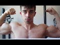 Legs Workout and flexing biceps