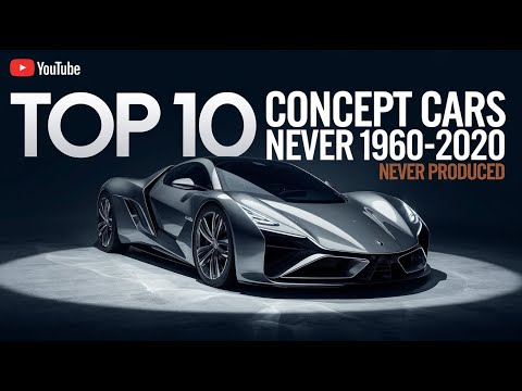 Top 10 concept cars from 1960-2020 which never produced yet !