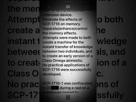 SCP-1716 - Imperfect Life Extender