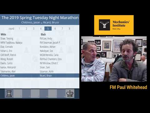 "What's your favorite chess move?" TNM Round 5 Live! 04.16.2019