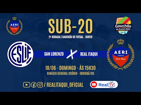 SAN LORENZO X REAL ITAQUI - GAUCHÃO DE FUTSAL - SUB 20