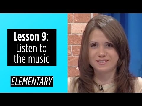 Elementary Levels - Lesson 9: Listen to the music