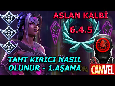 6.SAHNE 4.5 KOLAY YOL, HYDRA ADAPTOID ASLAN KALBİ YOLU | TAHT KIRICI OLMANIN 1.AŞAMASI SERİSİ - MCOC