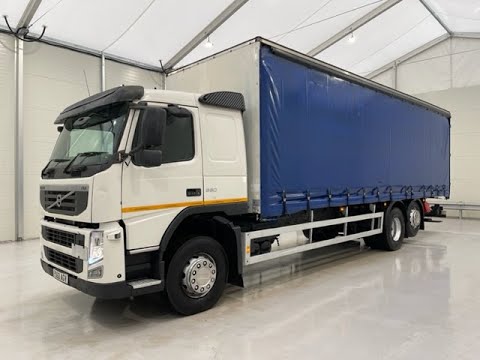 PO60 AGV - Volvo FM 330 6x2 Rear Lift Curtainsider | Law Truck Centre UK