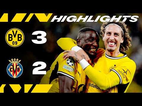 Borussia Dortmund v Villarreal CF | Highlights | UEFA Champions League