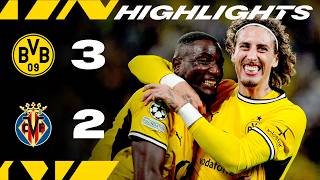 Borussia Dortmund – Villarreal CF | Highlights | UEFA Champions League