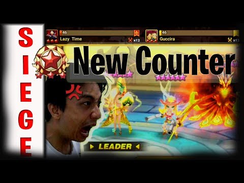 [TOP G3] Seara Loren Perna NEW COUNTER, Siege Battle VS GUCCIRA AND LAZY TIME - Summoners War
