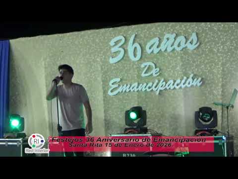 Festejos 36 Aniversario de Emancipación Municipio de Santa Rita. Show Elder Acosta