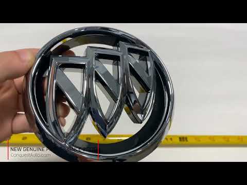 2012-2015 Buick Verano Front Grille Tri Shield Emblem Chrome GM - GM