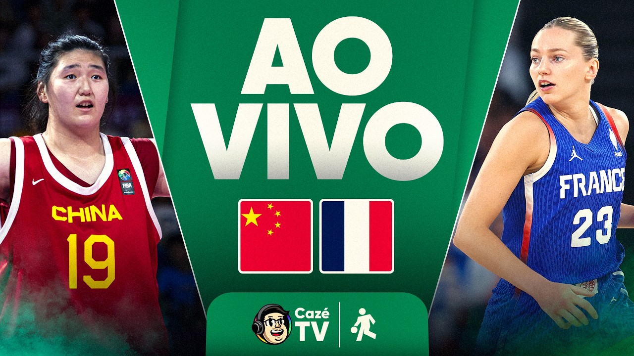 EVENTO COMPLETO (SOM AMBIENTE): CHINA X FRANÇA | COPA DO MUNDO DE BASQUETE FEMININO 2026 | QUARTAS
