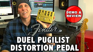 Video thumbnail for Fender Duel Pugilist Distortion Pedal | 2 guitar pedals in 1 | review & demo by rockongoodpeople