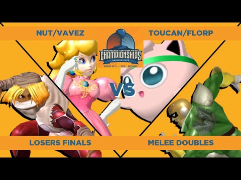 Nut/Vavez (Red) vs. Toucan/Florp (Green) - Doubles: Losers Finals | DreamHack Anaheim 2020 SSBM