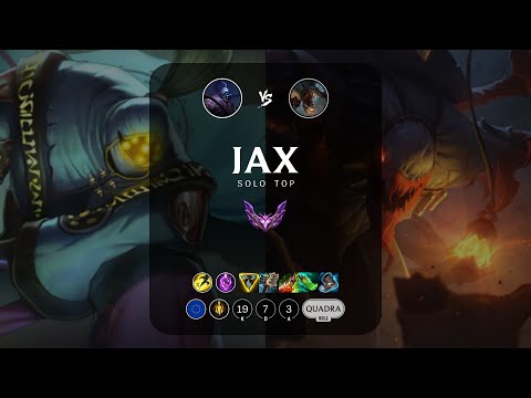 Jax Top vs Fiddlesticks - EUW Master Patch 13.19