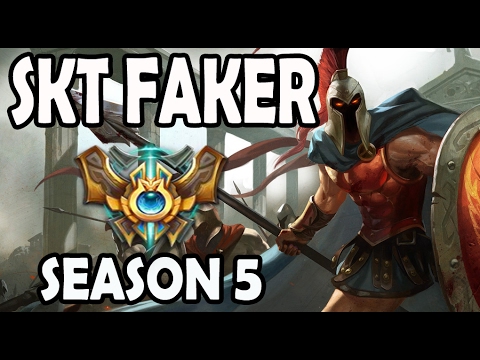 SKT T1 Faker Pantheon vs Xerath MID Ranked Challenger Korea