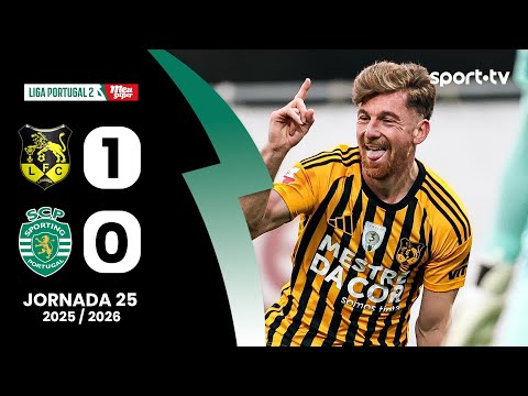 FC Lusitânia de Lourosa 1-0  Sporting Clube de Portugal Lisabona B