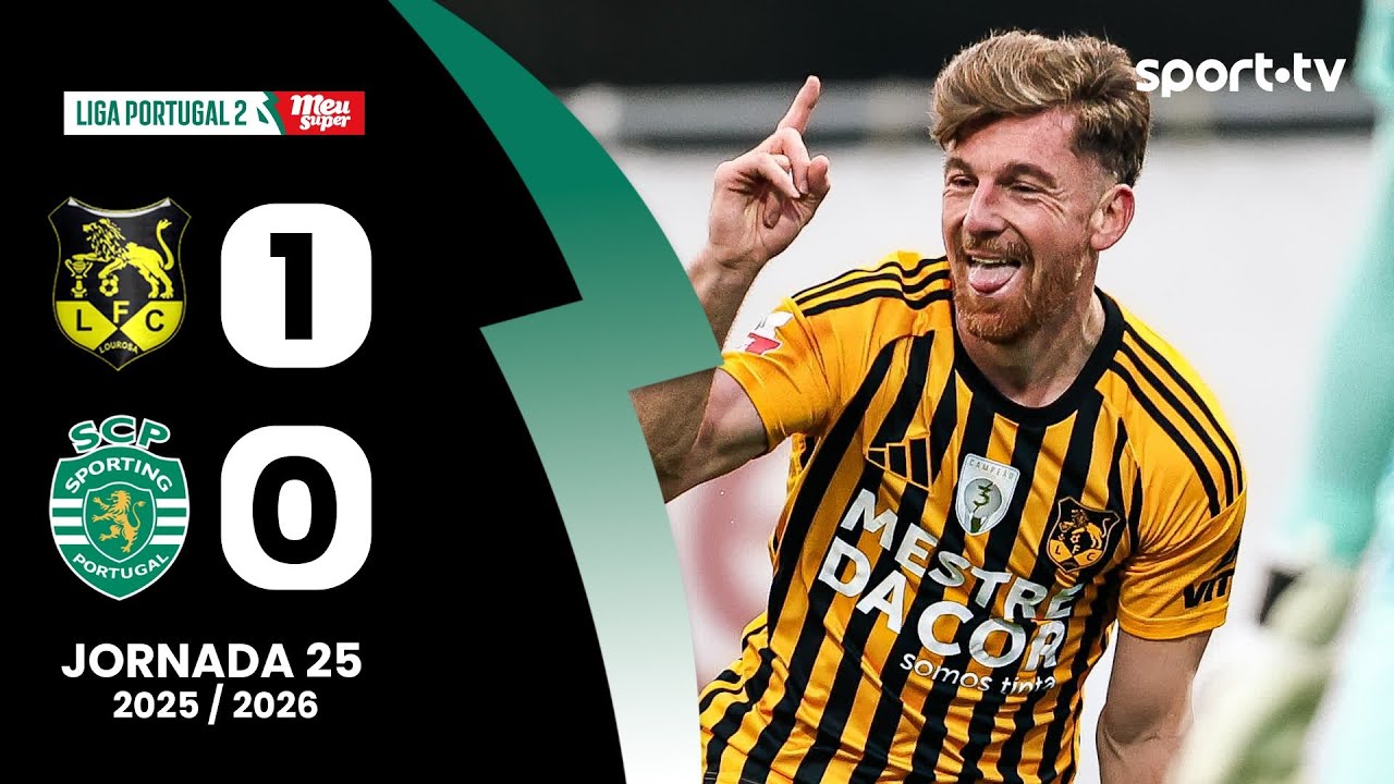 Lusitânia Lourosa vs Sporting CP B U21 Highlights