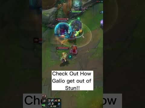 Galio Trick to ESCAPE STUN!