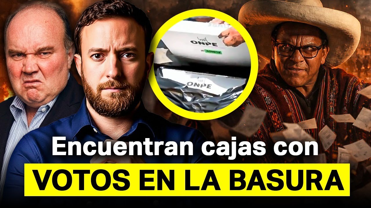 🚨 Escándalo en Perú: Cientos de votos BOTADOS A LA BASURA | Agustín Laje
