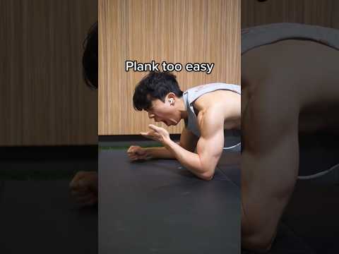 Plank too easy? Try this HARD MODE PLANK