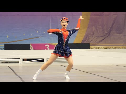 Majorettes *DIAMENT Płońsk* - solo BATON juniors - XX European Majorette Championship - Monza 2025