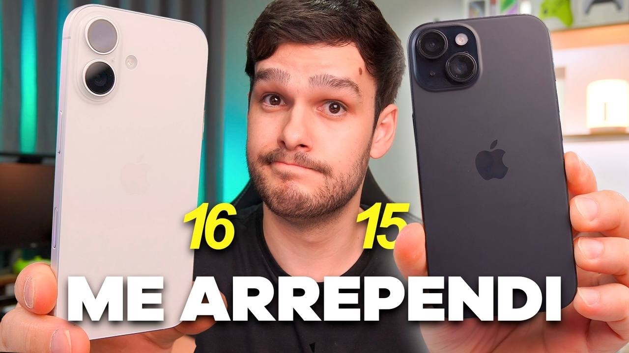 TROQUEI O IPHONE 15 PELO IPHONE 16 e ME ARREPENDI